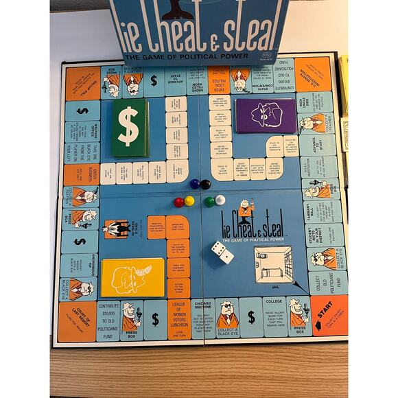 Lie, Cheat & Steal, The Game of Political Power ! 1971 Retired! Relevant today! - Picture 6 of 16